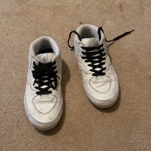 All White Vans Nick Michael Half Cabs SIZE 9.5